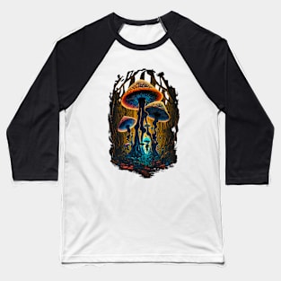 Psychedelic Forest Baseball T-Shirt